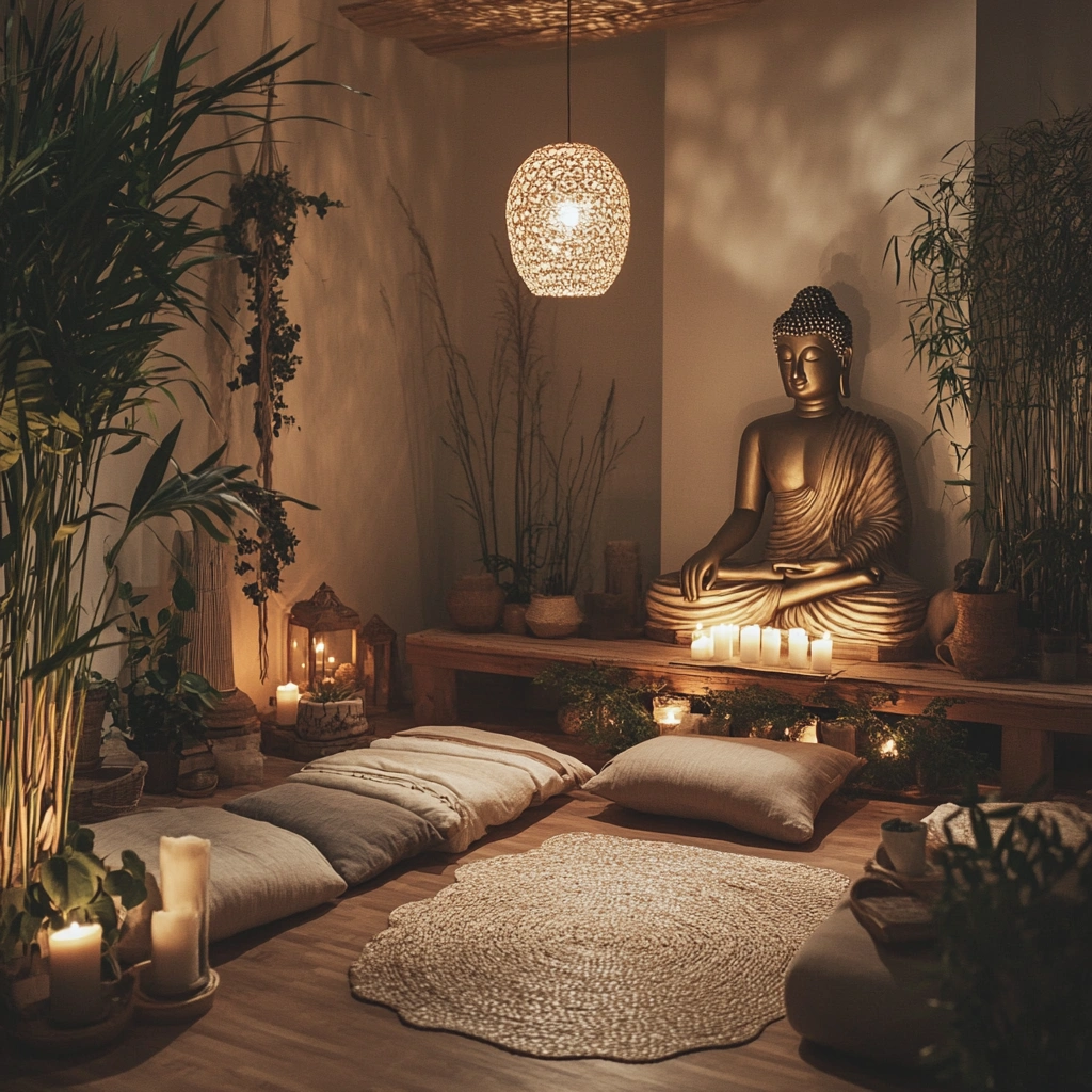 Затишний куточок для медитації